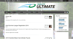 Desktop Screenshot of charlotteultimate.com